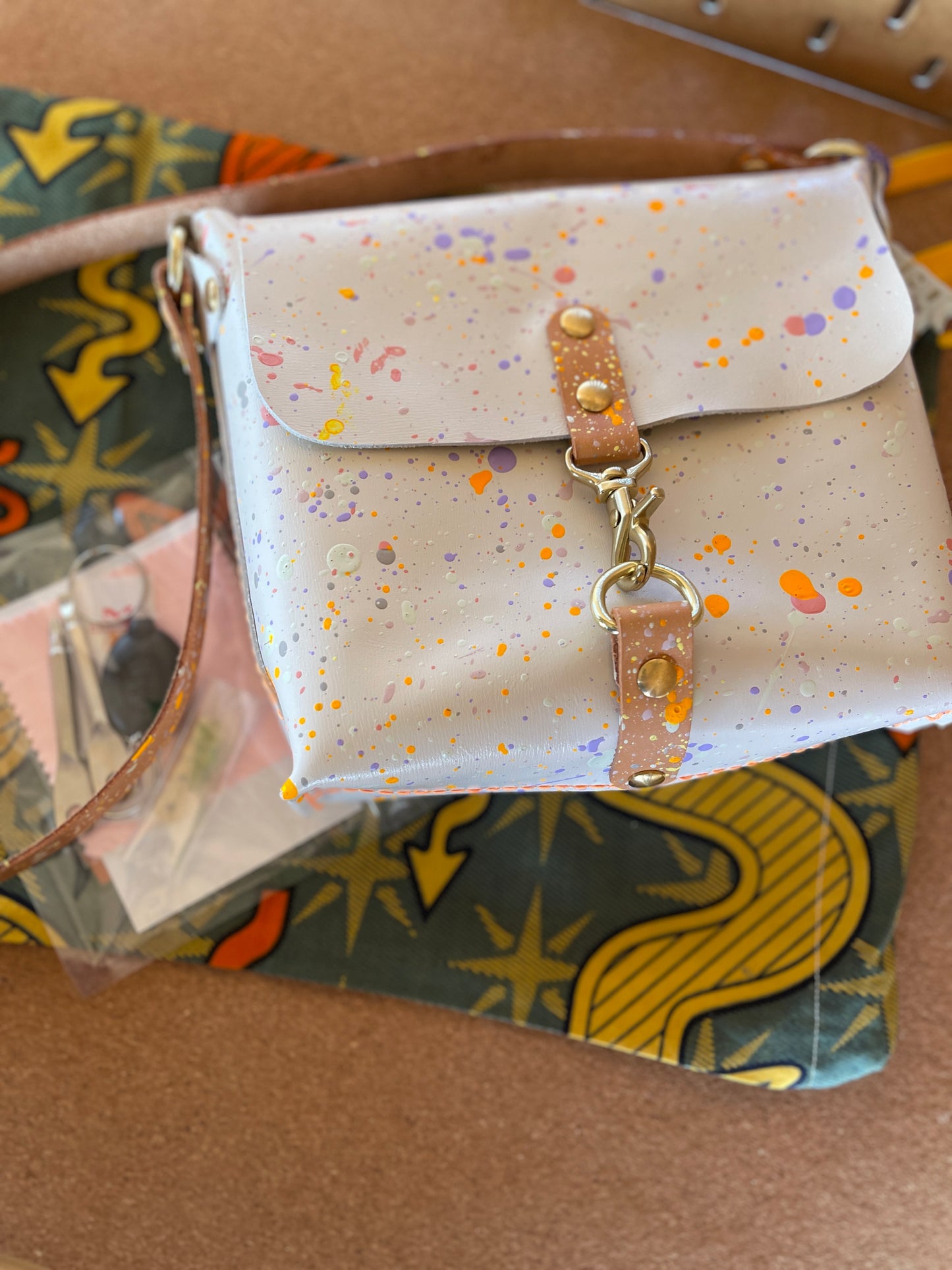 Bag shown with our mediium dust bag and a bag care kit