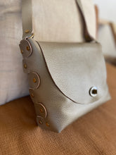 Load image into Gallery viewer, Champagne Gold Crossbody Flap Bag
