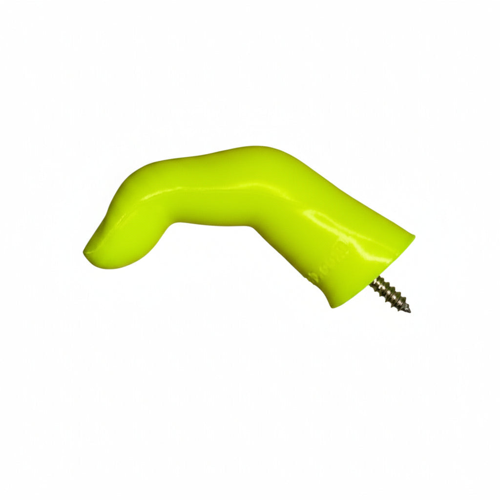 NEon Yellow plastic finger hook