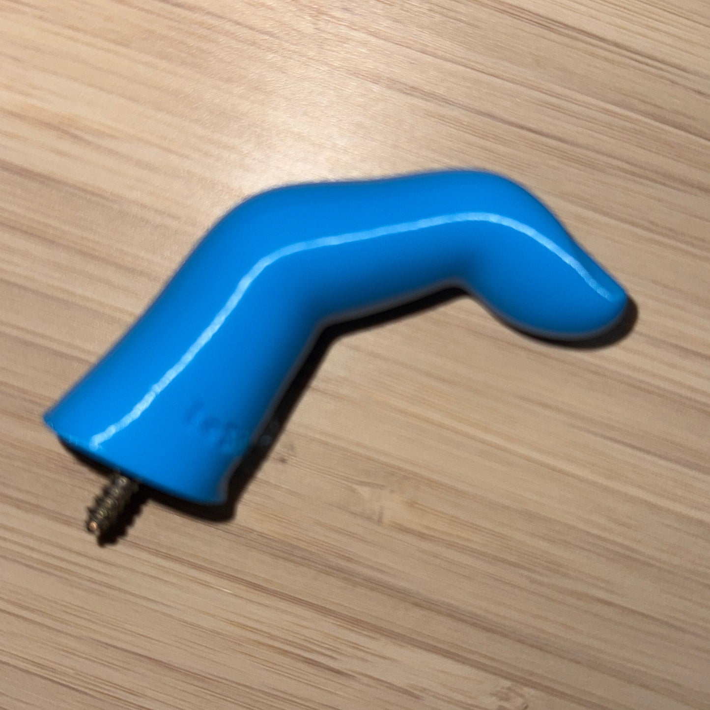 Neon Blue finger shaped wall hook