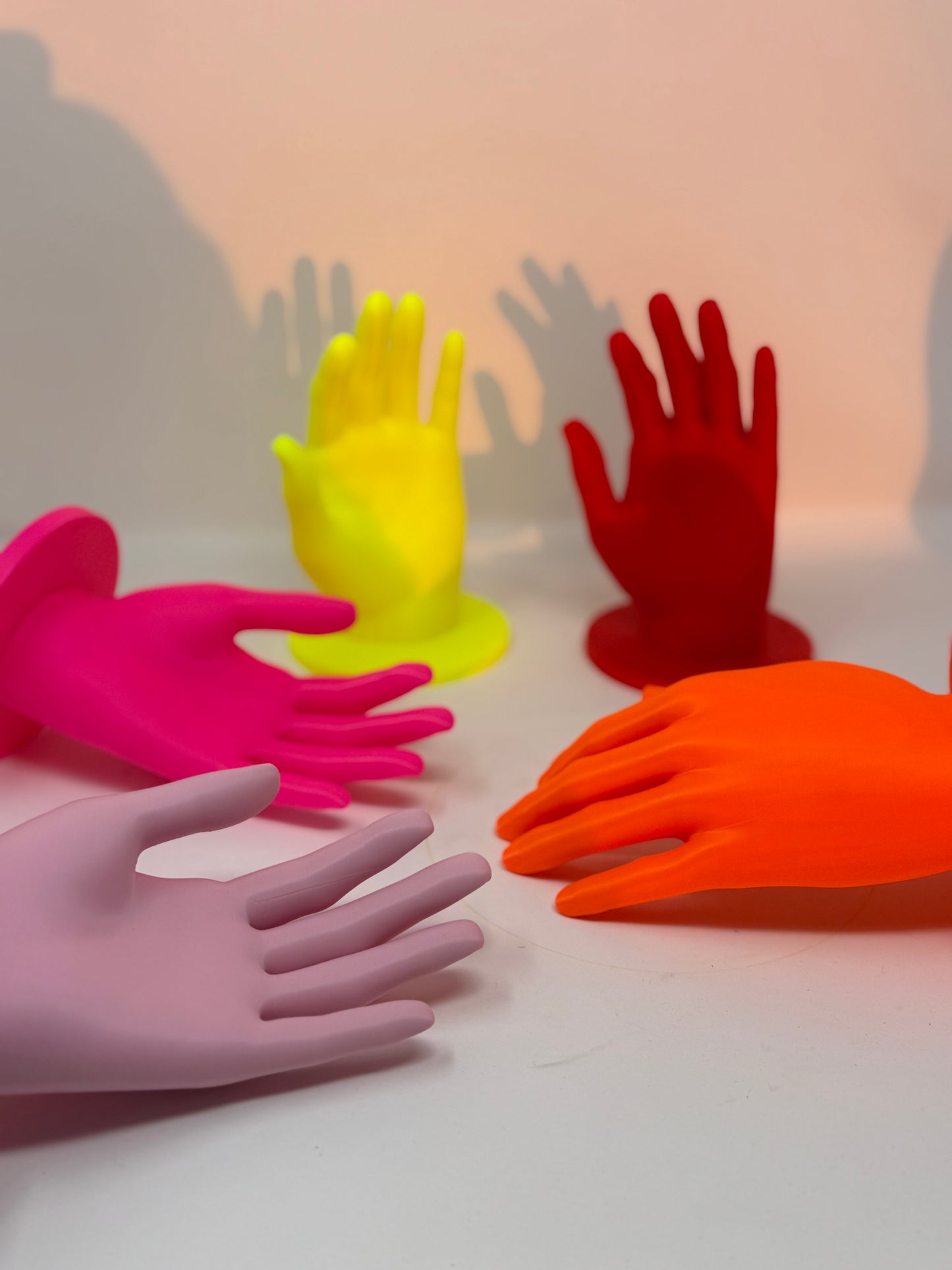 Hand Hook — 3D Printed Wall Hook in Vibrant Colors