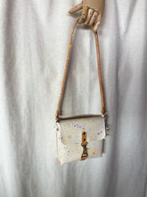 Load image into Gallery viewer, Pastel Splatter Leather Square Flap Shoulder Bag
