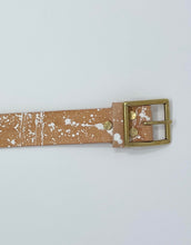 Load image into Gallery viewer, 1.5&quot; Splatter Leather Hipster Belt - Pick Your Size and Leather Style
