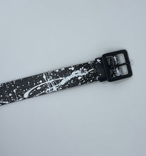 Load image into Gallery viewer, 1.5&quot; Splatter Leather Hipster Belt - Pick Your Size and Leather Style
