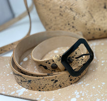 Load image into Gallery viewer, 1.5&quot; Splatter Leather Hipster Belt - Pick Your Size and Leather Style
