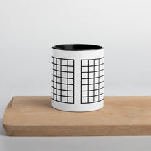 Load image into Gallery viewer, Grid Mug with Color Inside
