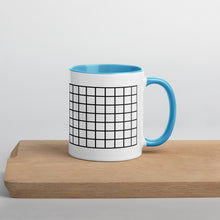 Load image into Gallery viewer, Grid Mug with Color Inside
