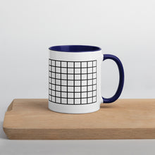 Load image into Gallery viewer, Grid Mug with Color Inside
