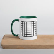 Load image into Gallery viewer, Grid Mug with Color Inside
