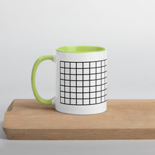 Load image into Gallery viewer, Grid Mug with Color Inside
