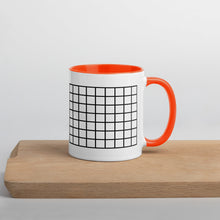 Load image into Gallery viewer, Grid Mug with Color Inside
