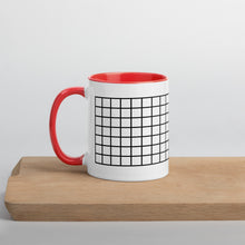 Load image into Gallery viewer, Grid Mug with Color Inside
