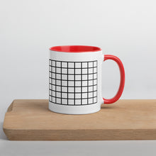 Load image into Gallery viewer, Grid Mug with Color Inside
