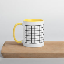 Load image into Gallery viewer, Grid Mug with Color Inside
