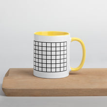 Load image into Gallery viewer, Grid Mug with Color Inside
