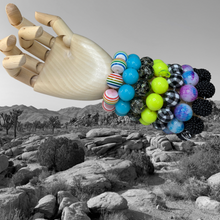 Load image into Gallery viewer, Fantastic Plastic Gumball Bead Stretch Bracelet - Assorted Colors
