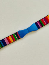 Load image into Gallery viewer, Vintage 80&#39;s Pastel Enamel Buckle Narrow Woven Belt  -  Assorted Colors/Sizes
