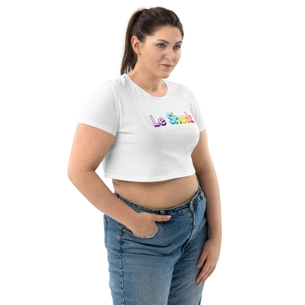 Le Shack Logo Organic Crop Top